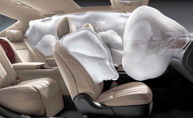 In 1998, Toyota and Volvo introduced curtain-style side airbags. That first Toyota was a Japanese-market luxury model called the Progres (pronounced pro-gray), and Volvo put a similar system into its 1998 S80 flagship sedan.