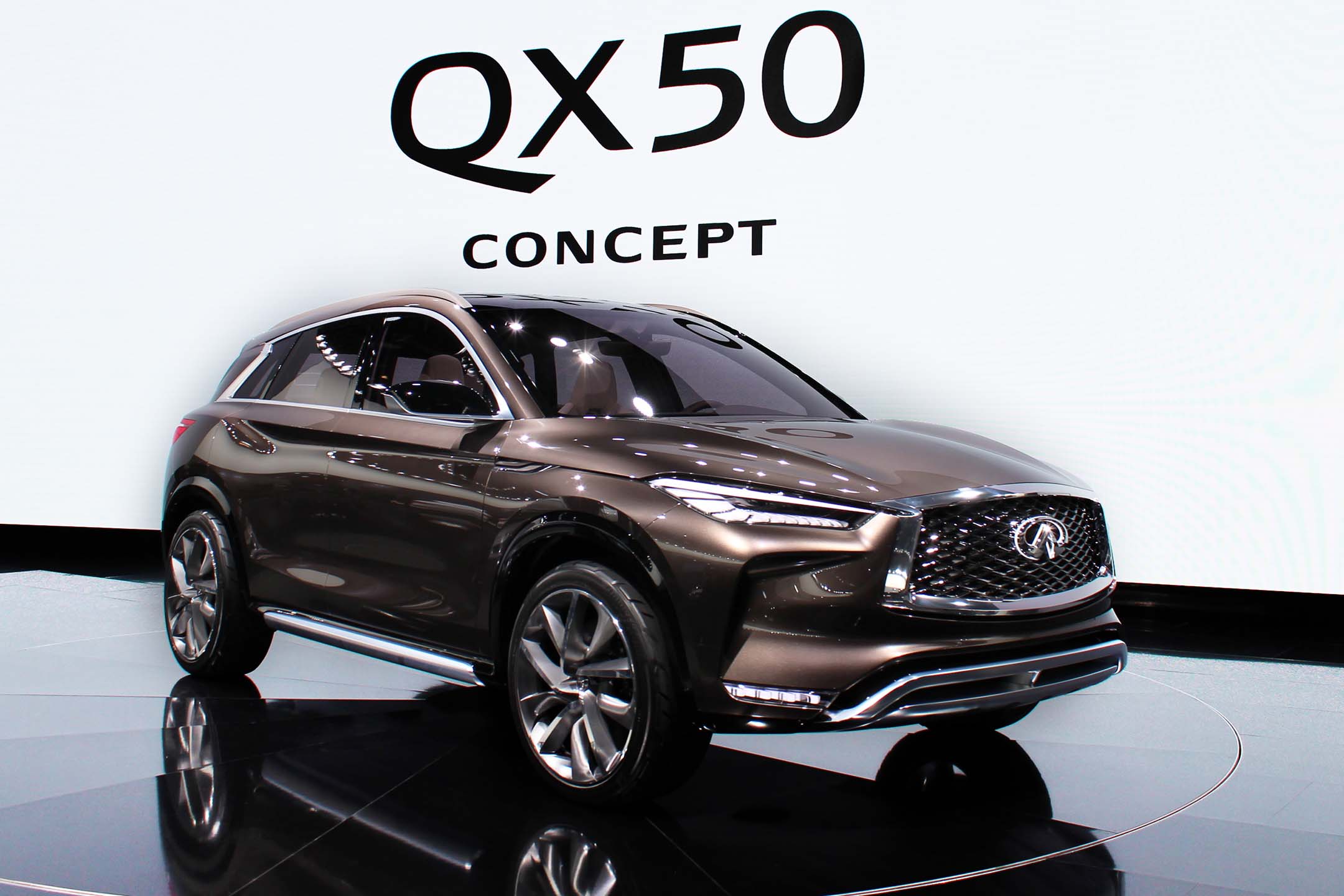 SW: Returning models shown in Detroit this year largely featured minor to moderate tweaks, but Infiniti tore up the blueprints that had gone largely unchanged since the EX days and gave the QX50 the true overhaul it needed to slot perfectly into the Infiniti CUV line-up.