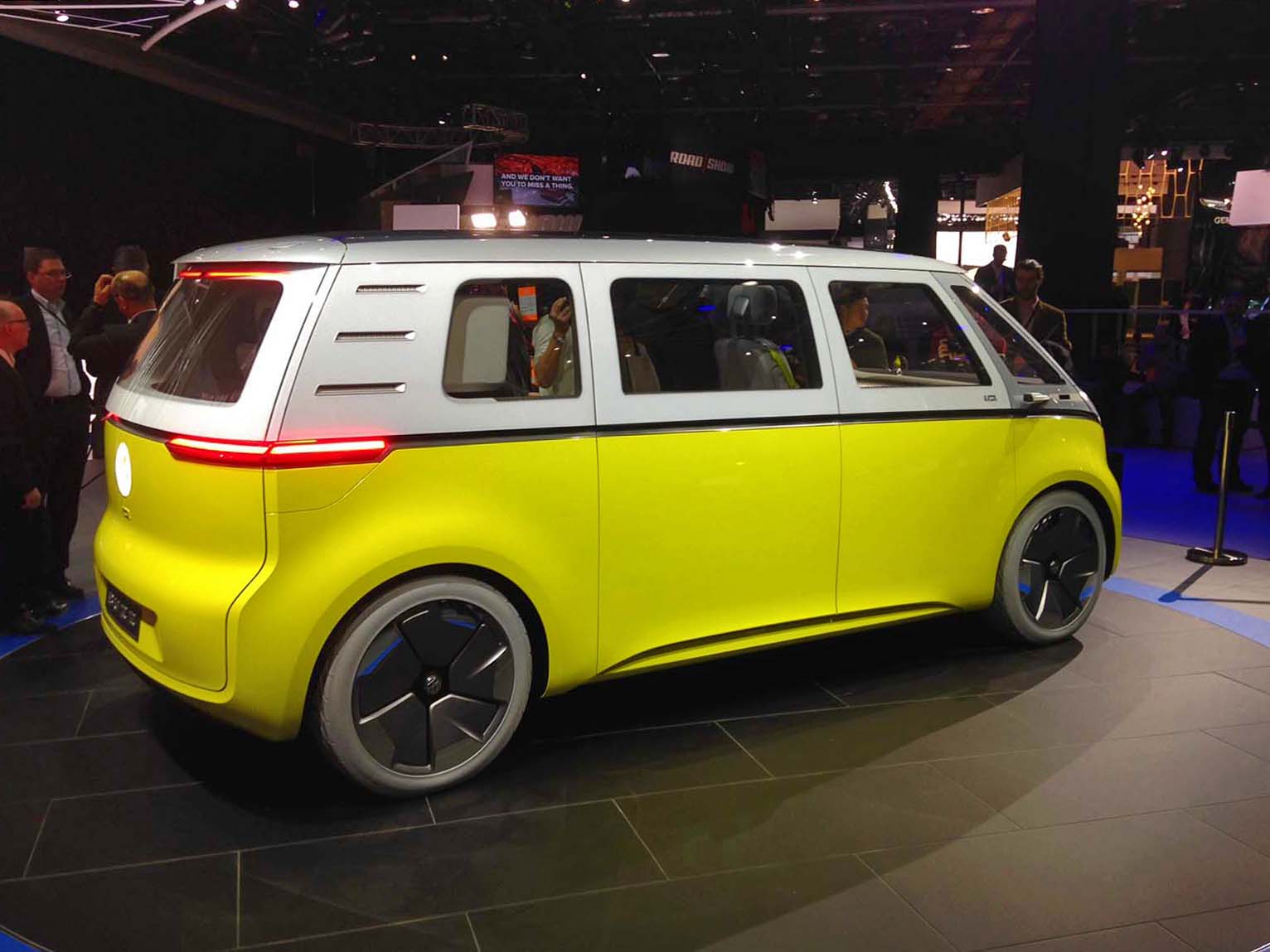 PB: This too-cute fully electric take on the original VW Microbus claims a 430 km range. It’s built on Volkswagen’s MEB electric platform that will come online in 2020. The battery pack spreads out under the flat floor, so interior space is cavernous. The interior is as clean and charming as its skin, and VW brass say this is no flight-of-fancy concept. It’s enough to distract everyone from Dieselgate.